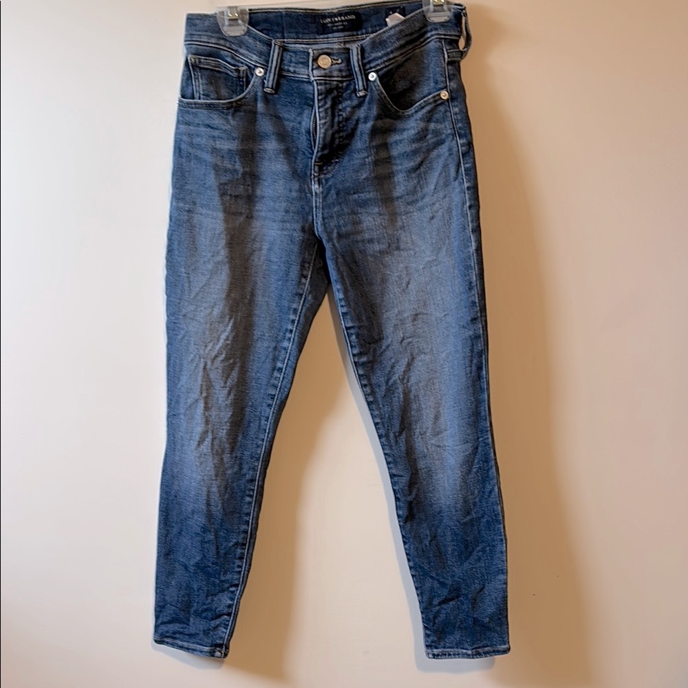 Lucky Brand Ava Mid Rise Crop Women's Blue Jeans